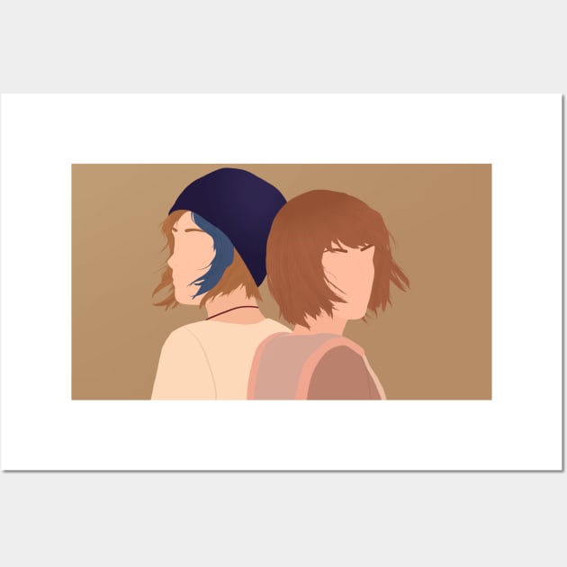 Life is Strange Remastered Collection Max and Chloe Fanart Wall Art by senaeksi